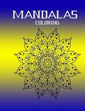 mandalas coloring : Stress Relieving Mandala Designs for Adults Relaxation| Mandala Coloring Book For Adults With Thick Artist Quality Paper| Coloring