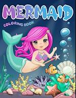 Mermaid Coloring Book: For Kids Age 4 +, Delightful Unique Drawings To Color For All Mermaid Lovers! (Elena Ballarini Coloring Collection) US Edition 