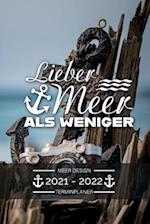 Terminplaner 2021 2022 - Meer Design - Lieber Meer als weniger