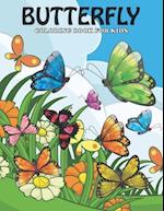 Butterfly Coloring Book For Kids: An Butterfly Coloring Book with Fun Easy , Amusement, Stress Relieving & much more For Men, Girls, Boys , Kids & Tod