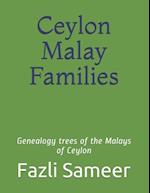 Ceylon Malay Families: Genealogy trees of the Malays of Ceylon 