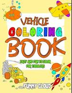 Vehicle Coloring Book 