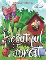 Beautiful Forest : An Adult Coloring Book. 