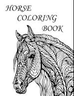 Horse Coloring Book: An Adult Coloring Book of 32 Horses in a mandala and Patterns (Animal Coloring Books for Adults) 