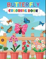 Butterfly Coloring Book: Butterflies Coloring Book for Kids | Gift Idea for Girls and Boys. 