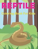 Reptile Coloring Book for Kids: Turtle, Chameleon, Crocodile, Frog