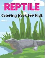 Reptile Coloring Book for Kids: A Reptiles Coloring Book For kids Ages 4-8 toddlers Children with Alligators, Turtles, Lizard, Crocodiles and more. 