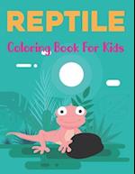 Reptile Coloring Book for Kids: Turtle, Chameleon, Crocodile, Frog and other Reptile Coloring Books For Boys & Girls Age 3-8 and 8-12 Vol-1 