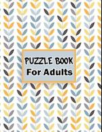 Puzzle book for adults: 80 Mixed puzzle book | Soduko , word search , CodeWord and Kriss Kross 102 pages 