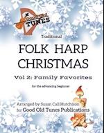 Traditional Folk Harp CHRISTMAS Vol. 2: Family Favorites: for advancing beginners 