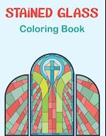 Stained Glass Coloring Book: Beautiful Flower Designs for Stress Relief, Relaxation Boys and Girls Teens. Vol-1 