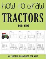 How to Draw Tractor for Kids 