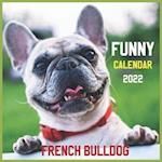 Funny French bulldog Calendar 2022: official Dogs calendar 2022, 12 months, Wild Animals , Cute Dogs, Square 2022 Calendar ,Pets calendar 2022 