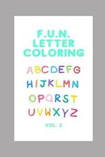 F.U.N Letter Coloring VOL. 2 