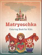 Matryoschka Coloring Book For Adults