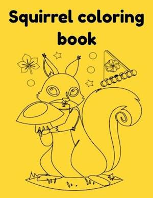 Squirrel coloring book