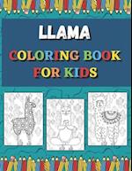 Llama Coloring Books For Kids: Ages 4-8 (US Edition) (Friendly Crayons Coloring Books) 