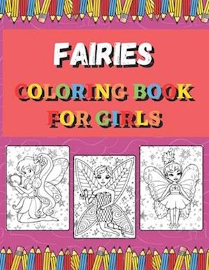 Fairies Coloring Book For Girls