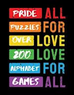 Pride Puzzles: Over 200 Alphabet Games 