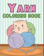 Yarn coloring book: A Beautiful Yarn coloring books Designs to Color for Yarn Lover 