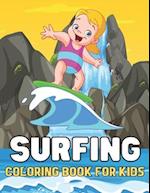 Surfing Coloring Book For Kids