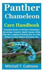 Panther Chameleon Care Handbook: Complete Guide on Panther Chameleon Nurturing; Conduct, Health Issues, What They Eat, Lodging & Picking One as a Pet,