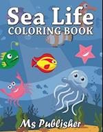 Sea Life Coloring Book