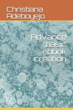 Advance basic ebook creation 