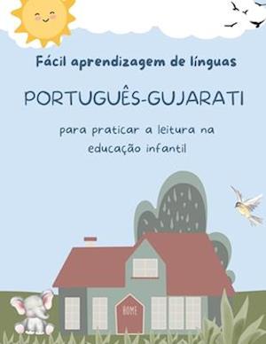 Fácil aprendizagem de línguas Português-Gujarati para praticar a leitura na educação infantil