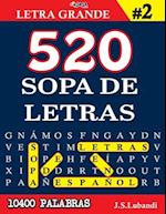 520 SOPA DE LETRAS #2 (10400 PALABRAS) - Letra Grande