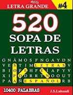 520 SOPA DE LETRAS #4 (10400 PALABRAS) - Letra Grande