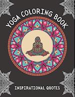 Yoga Coloring Book Inspirational Quotes