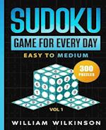 Sudoku Game For Every Day Easy to Medium - Vol. 1