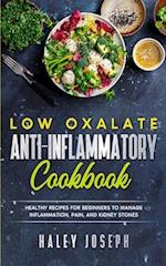 Low Oxalate Anti-Inflammatory Cookbook: Healthy Recipes for Beginners to Manage Inflammation,Pain, and Kidney Stones 