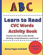 CVC Words Activity Book