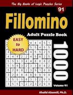 Fillomino Adult Puzzle Book: 1000 Easy to Hard Polyominous Puzzles 