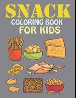 Snack Coloring Book For Kids 
