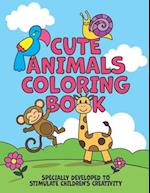 Cute Animals Coloring Book 