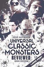 Universal Classic Monsters Reviewed: 2020 Edition (Large Print) 