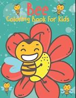 Bee Coloring Book For Kids : Super Cool And Cute Bee's Coloring Book For Kids 