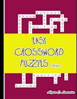 EASY CROSSWORD PUZZLES FOR KIDS: A Fun and Challenging Puzzle Book 