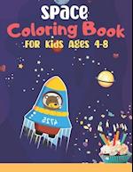 Space Coloring Book For Kids Ages 4-8: kids Coloring Book Wonderful Space Coloring Books for Relaxing, Inspiration. 