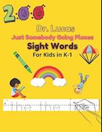 Dr. Lucas Just Somebody Going Places Sight Words : For Kids in K-1 