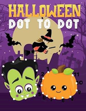 Halloween dot to dot: Book for Toddlers, Preschoolers and Kids