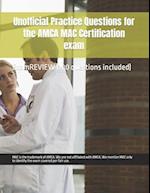 Unofficial Practice Questions for the AMCA MAC Certification exam 