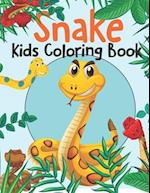 Snake Kids Coloring Book : Over 50 Pages to Color, Perfect Snake Animal Coloring Books for boys, girls, and kids 