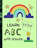 Learn ABC with Leaves: A Fun Illustrated Kids Book for Preschoolers 