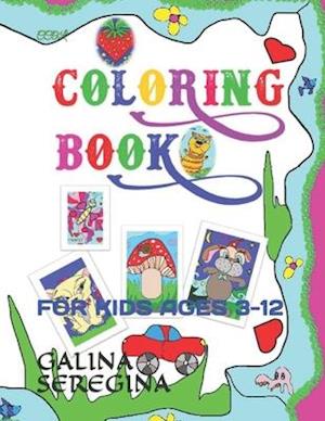 COLORIN BOOK: FOR KIDS AGES 3-12