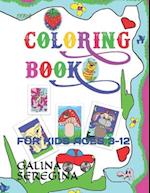 COLORIN BOOK: FOR KIDS AGES 3-12 