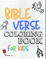 Bible Verse Coloring Book for Kids: 54 Color Pages of Inspirational & Motivational Bible Scripture with Mindfulness Mandala Patterns 